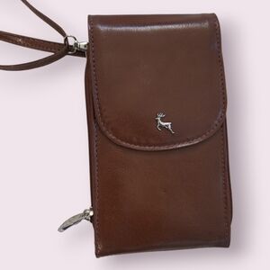 Ashwood Leather Crossbody Phone Bag